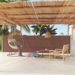 Uittrekbaar Tuinscherm 140x600cm Bruin | Retourdeal | 35%..., Staal, 100 tot 150 cm, Nieuw, Ophalen of Verzenden