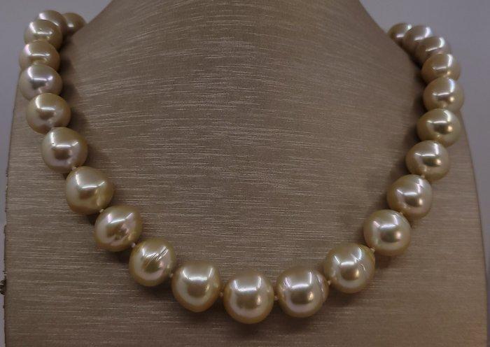 Halsketting - 14 karaat Geel goud - Gecertificeerde, Sieraden, Tassen en Uiterlijk, Kettingen