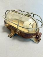 Maritieme objecten - Gietijzer- Scheeps kooilamp, Antiek en Kunst, Curiosa en Brocante