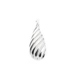 Zilveren hanger met gebold design (zilveren kettinghanger), Sieraden, Tassen en Uiterlijk, Bedels, Overige merken, Gebruikt, Ophalen of Verzenden