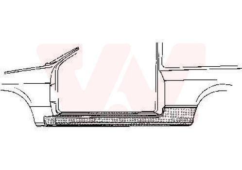DREMPEL VOOR VW POLO 86C 1981-1990, Auto diversen, Auto-accessoires, Nieuw, Ophalen of Verzenden