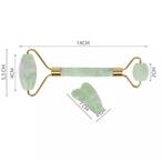 Ruhhy Jadeiet Gezichtsmasseerder - 14 x5 cm - Hygiënisch., Ophalen of Verzenden, Nieuw
