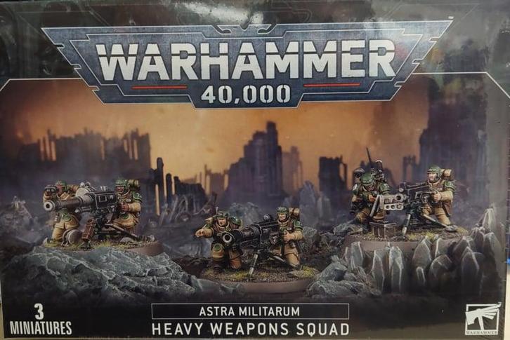 Warhammer 40,000 Astra Militarum Cadian Heavy Weapons Squad, Hobby en Vrije tijd, Wargaming, Nieuw, Ophalen of Verzenden