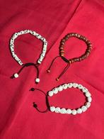 Lotto Tre Braccialetti Mala Rosario Tibet Nepal Ossa Teschi, Antiek en Kunst