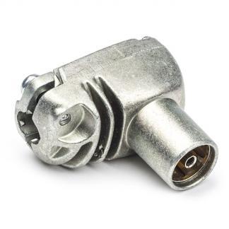 Coax connector - Technetix (Haaks, Vrouwelijk), Computers en Software, Pc- en Netwerkkabels, Nieuw, Verzenden
