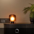 Lucide ELOISE - Tafellamp - Ø 21 cm - 1xE27 - Zwart, Verzenden, Nieuw