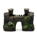 Kasteelmuur met poort en torens OS-269 - aquarium decoratie, Ophalen of Verzenden, Nieuw, Sierelement
