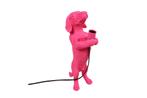 Tafellamp Teckel Roze, Overige materialen, Nieuw, Eclectisch, Ophalen of Verzenden