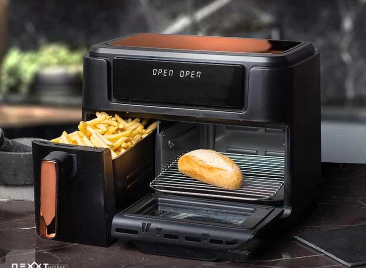 Nexxt 2-in-1 Airfryer en Oven - 11,5 Liter, Witgoed en Apparatuur, Frituurpannen, Nieuw, Verzenden