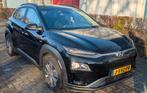 Hyundai Kona EV 204pk 2WD Aut. 2020 Zwart met trekhaak, Auto's, Hyundai, Automaat, Stof, Zwart, Zwart