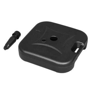 19L Vierkante Parasolvoet Zwart - Parasolpalen van 32-38mm beschikbaar voor biedingen