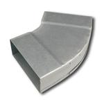 Rechthoekige (instort) bocht 45º horizontaal - 200mm x 40mm, Verzenden, Nieuw