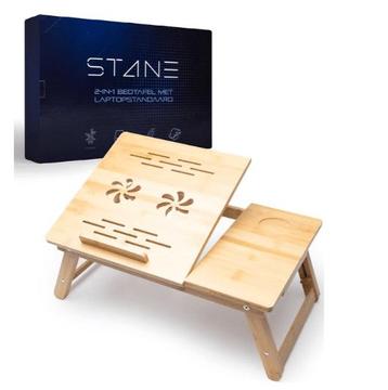 Stane 2-in-1 bedtafel met laptopstandaard