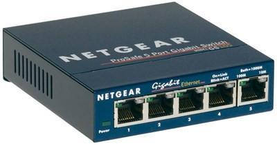 Netgear GS105GE 5-poorts gigabit switch, Audio, Tv en Foto, Videobewaking, Ophalen of Verzenden