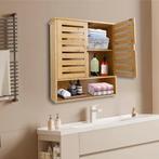 3-Laags Bamboe Wandkast –Opbergkast met Deuren en Planken 58, Verzenden, Nieuw