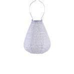 Solar Lampion Tulip - Paisley Silver - 20 cm, Tuin en Terras, Verzenden, Minder dan 50 watt, Overige typen, Nieuw