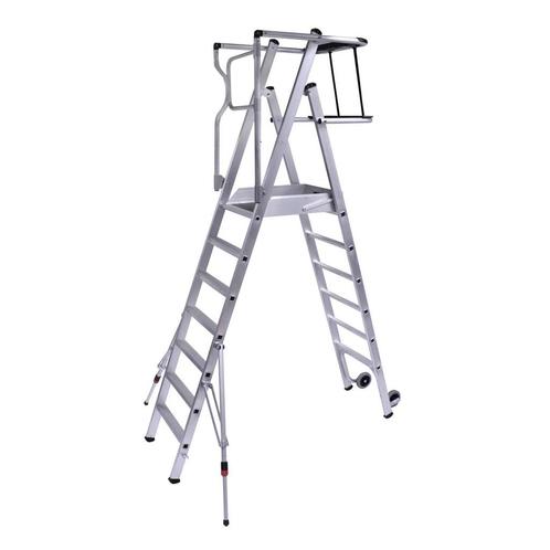 Alumexx Protect magazijntrap 3 t/m 8 treden, Doe-het-zelf en Verbouw, Ladders en Trappen, Trap, Nieuw, Verzenden