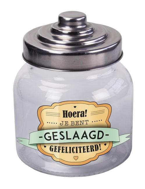 Snoeppot Geslaagd 14cm, Hobby en Vrije tijd, Feestartikelen, Nieuw, Verzenden