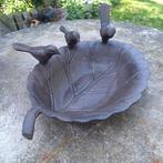 Vogelbad - Gietijzer - Voederplaats - 28 cm