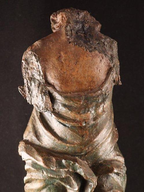 Antiek 17e eeuws beeld - sculptuur, Vrouwenfiguur - 66 cm -, Antiek en Kunst, Antiek | Overige Antiek