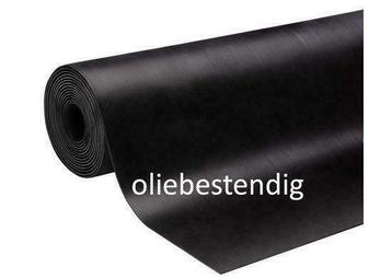 Oliebestendige antislip rubbermat  100cm breed rol 10 meter beschikbaar voor biedingen