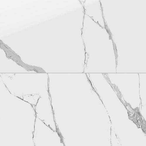 Vloertegel / wandtegel statuario marmer wit gepolijst 60x120, Doe-het-zelf en Verbouw, Tegels, Vloertegels, Nieuw, 10 m² of meer