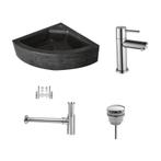 Sani Royal Fonteinset Hardstenen Corner met Kraan,, Doe-het-zelf en Verbouw, Nieuw