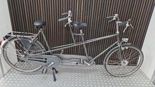 Gazelle TANDEM | Gebruikt | 3 maanden garantie |-56 cm-Grijs, Fietsen en Brommers, Fietsen | Dames | Damesfietsen, Gazelle, Ophalen of Verzenden