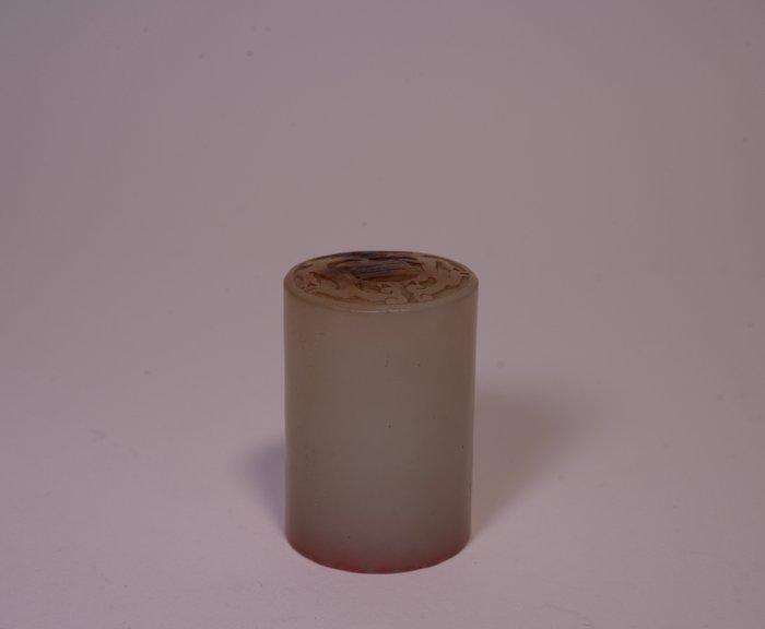 20e eeuwse hardstenen cilindrische zegel, Antiek en Kunst, Antiek | Overige Antiek