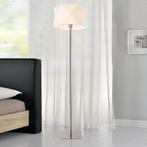 Vloerlamp 152 cm staande lamp Narwa E27 chroom en wit, Huis en Inrichting, Lampen | Vloerlampen, Verzenden, Nieuw