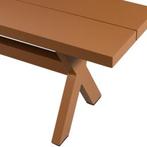 Delta Picknickset Aluminium Rozebruin 220x100cm Exotan, Tuin en Terras, Picknicktafels, Verzenden, Nieuw