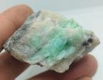 Tris van Mineralen - Smaragd in matrix, Amazoniet,