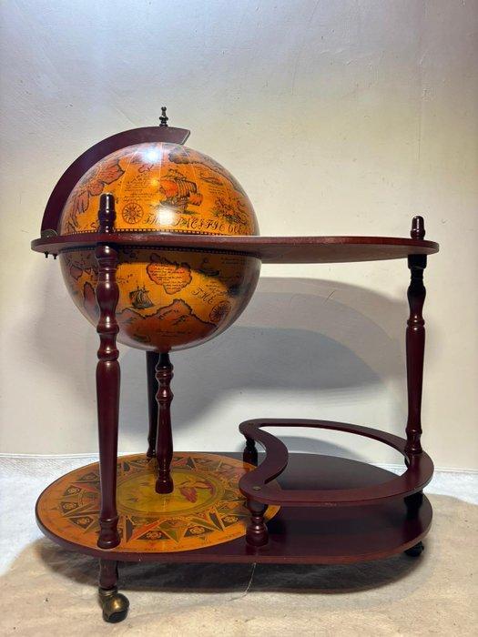Serveerwagen - Zeldzaam Italiaans Retro Globe Bar Trolley -, Antiek en Kunst, Curiosa en Brocante