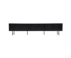 TV meubel Remi 6-drs 250x45cm - zwart | Eleonora, Huis en Inrichting, Ophalen of Verzenden, Nieuw