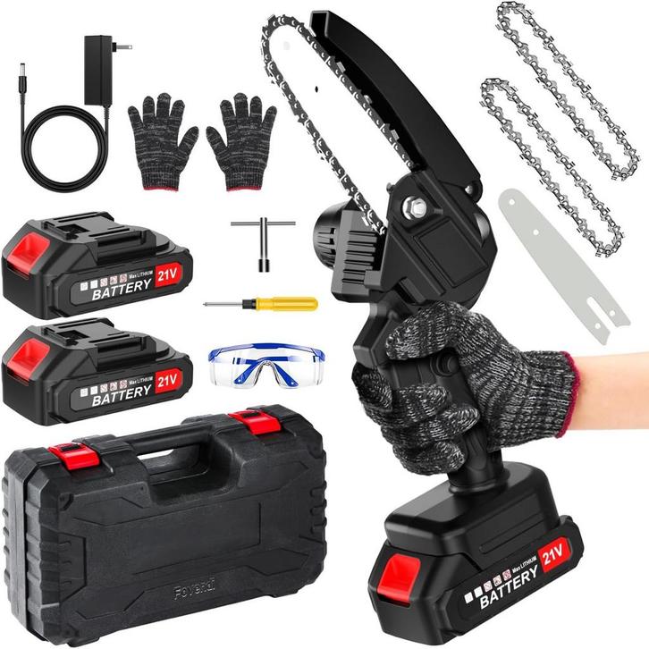 Mini kettingzaag - Elektrische snoeischaar - Met accu - Zwar, Doe-het-zelf en Verbouw, Gereedschap | Overige machines, Nieuw, Verzenden