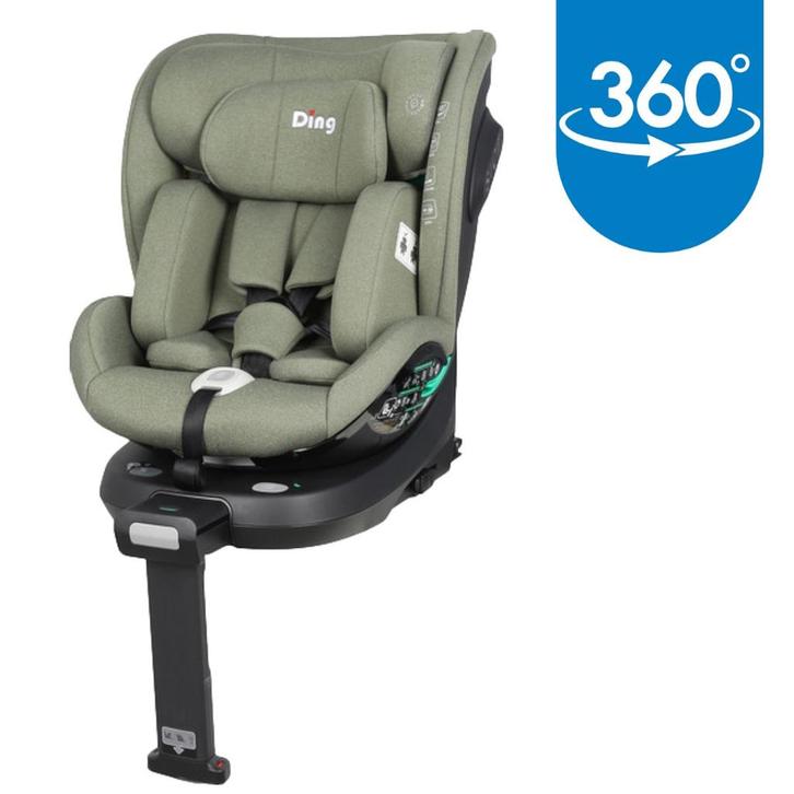 Ding Fynn Forest Green 40-150 cm 360° i-Size Autostoel, Kinderen en Baby's, Autostoeltjes, Nieuw, Isofix, 15 t/m 36 kg, Verzenden