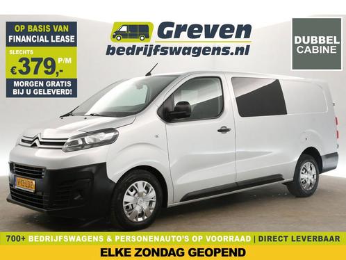 Citroën Jumpy 2.0 BlueHDI L3H1 MARGE DC Carplay PDC €379pm, Auto's, Bestelauto's, Handgeschakeld, Diesel, Zilver of Grijs, Citroën