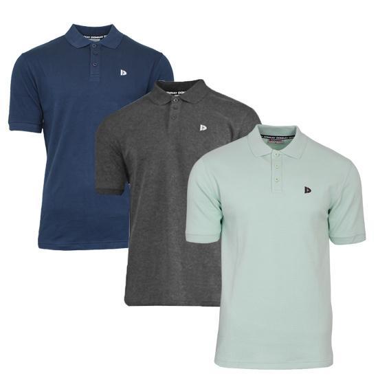 Donnay Donnay Heren - 3-Pack - Polo shirt Noah - Navy /, Kleding | Heren, Polo's, Nieuw, Verzenden
