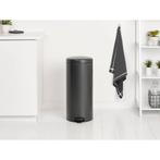 Brabantia NewIcon Prullenbak - 30 liter - Confident Grey, Verzenden, Zo goed als nieuw