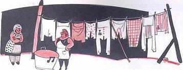 Spotprent over het Stavisky affair in Frankrijk (Lithos) beschikbaar voor biedingen
