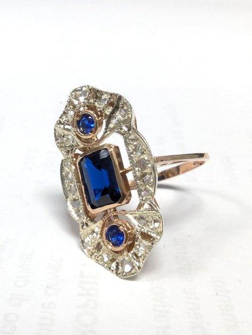 Zonder Minimumprijs - Ring - 9 kt. Roségoud, Zilver -, Sieraden, Tassen en Uiterlijk, Ringen