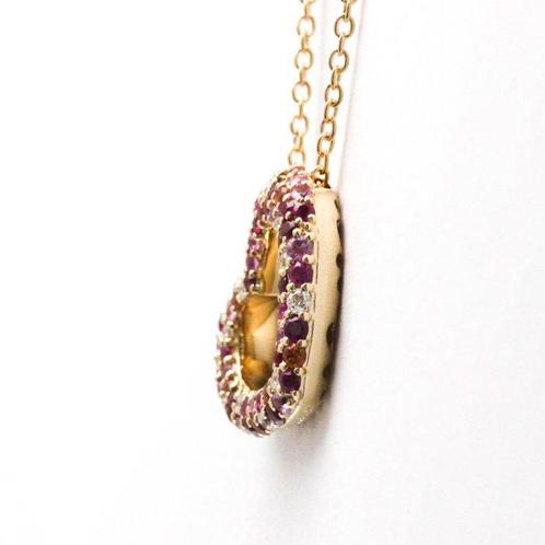 Ponte Vecchio - Ketting met hanger rosegoud, Sieraden, Tassen en Uiterlijk, Antieke sieraden