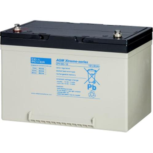 Cellpower CPX Accu/batterij 60Ah - 12volt met hoge capacitei, Diversen, Brommobielen en Scootmobielen, Ophalen of Verzenden
