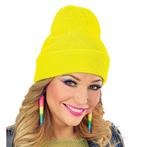 Beanie Neon Geel, Verzenden, Nieuw