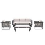 Garden Impressions Gabon - lounge dining set 5-delig, Tuin en Terras, Tuinsets en Loungesets, Verzenden, Nieuw