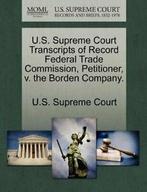 U.S. Supreme Court Transcripts of Record Feder.=, Boeken, Verzenden, Zo goed als nieuw, U.S. Supreme Court