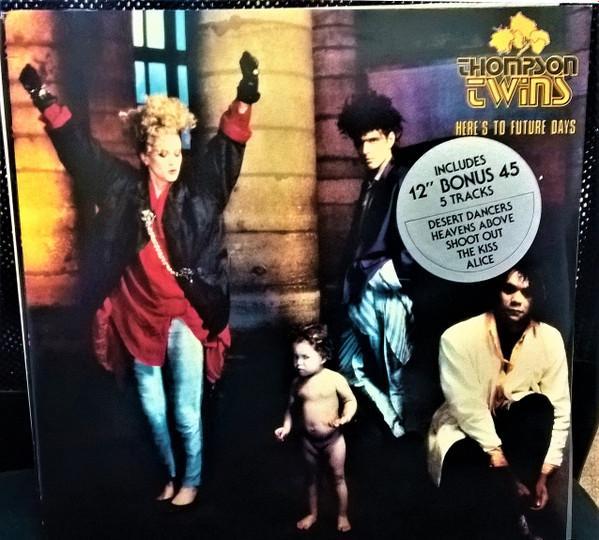 LP gebruikt - Thompson Twins - Heres To Future Days, Cd's en Dvd's, Vinyl | Pop, Zo goed als nieuw, Verzenden