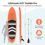 2dekans | LifeGoods SUP Board - met Zitje - Opblaasbaar, Ophalen of Verzenden, Zo goed als nieuw