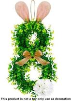 Paasdecoratie deurdecoratie paashaas krans met oren, Ophalen of Verzenden, Nieuw