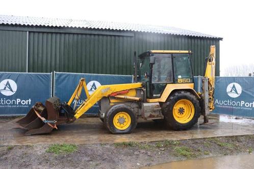 Veiling: Graaf-laadcombinatie Massey Ferguson 860 Diesel 199, Zakelijke goederen, Machines en Bouw | Kranen en Graafmachines, Graaflaadcombinatie